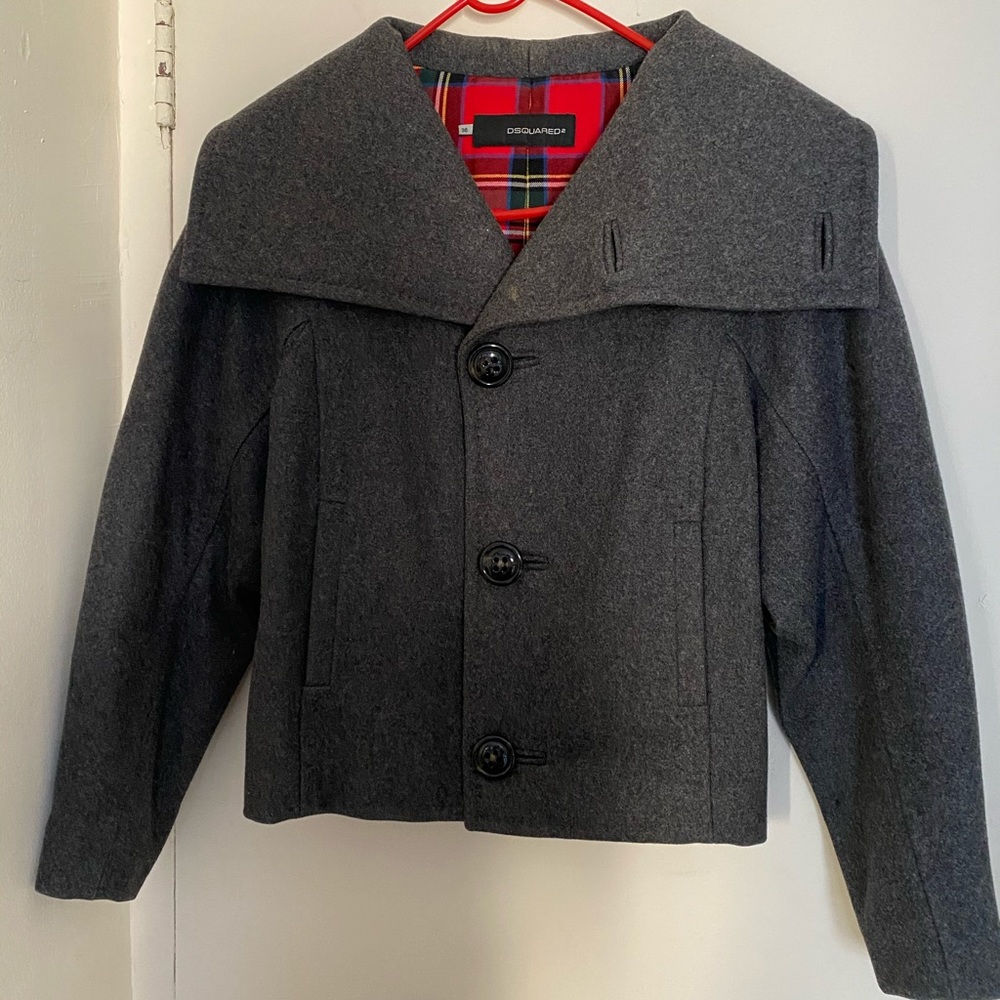 dsquared2 grey jacket